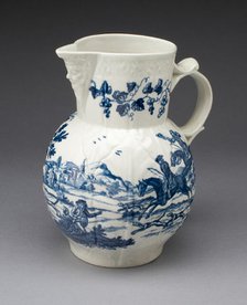 Jug, Worcester, 1775/80. Creator: Royal Worcester.