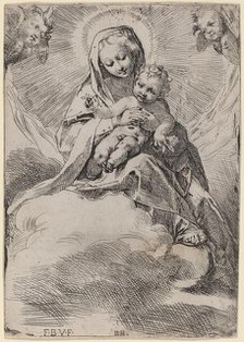 Madonna in the Clouds. Creator: Federico Barocci.