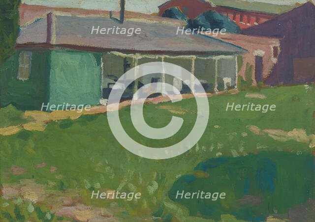 Royal Naval Hospital, Haslar: ward for open-air treatment, c1918. Creator: Jan Gordon.