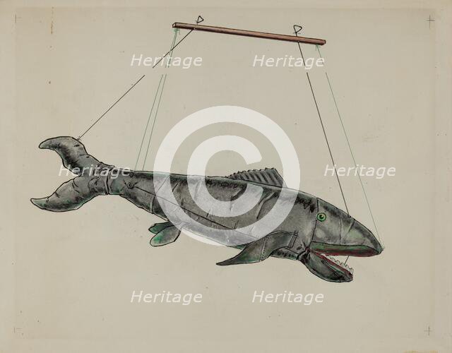 Shark Puppet, c. 1936. Creator: Sebastian Simonet.
