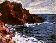 'Violet Rocks' (Sea Tide), 1900. Artist: Louis Valtat