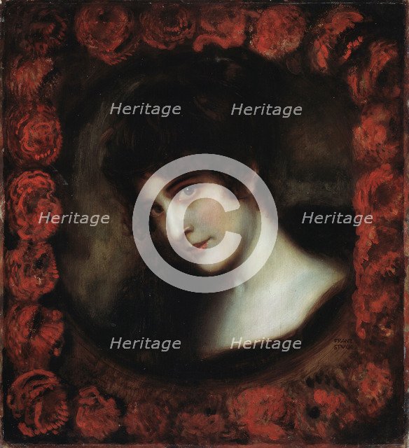 Portrait of a Woman'.  Creator: Stuck, Franz, Ritter von (1863-1928).