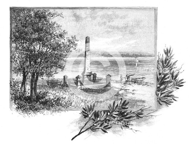 Captain Cook's landing place, Botany Bay, New South Wales, Australia, 1886. Artist: Unknown
