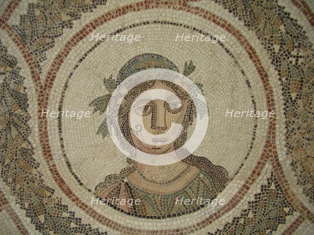 Mosaic, El Jem Museum, El Djem, Tunisia, 2009. Creator: Amanda Waite.