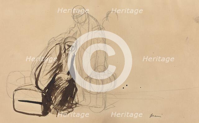 The Departure for Versailles, c. 1919. Creator: Jean Louis Forain.