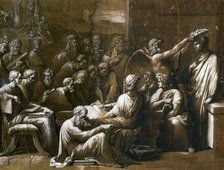 Apotheosis of Giambattista Bodoni, Early 19th cen. Creator: Bossi, Giuseppe (1777-1815).