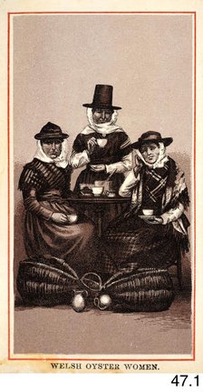 Welsh Oyster Women, c1860s-1880s. Creator: Charles Smith Allen.