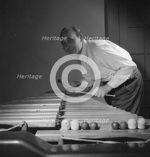 Portrait of Red Norvo, New York, N.Y.(?), ca. Feb. 1947. Creator: William Paul Gottlieb.