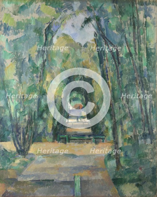 Avenue at Chantilly, 1888. Artist: Cézanne, Paul (1839-1906)