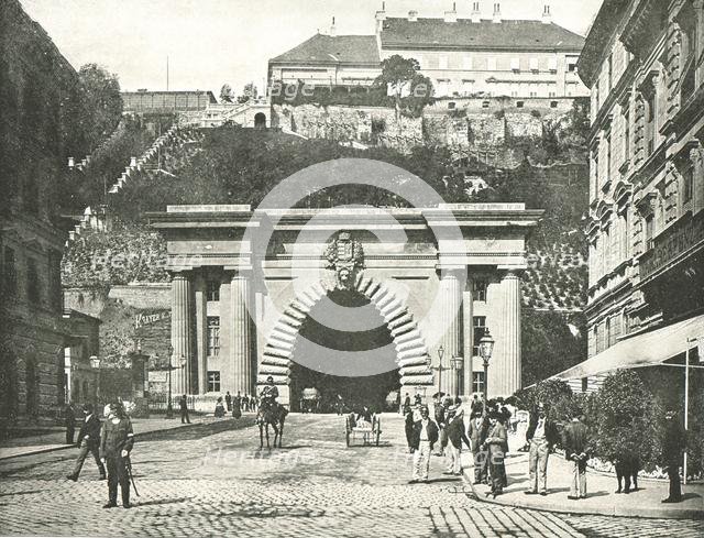The Buda Castle Tunnel, Budapest, Austria-Hungary, 1895. Creator: Unknown.