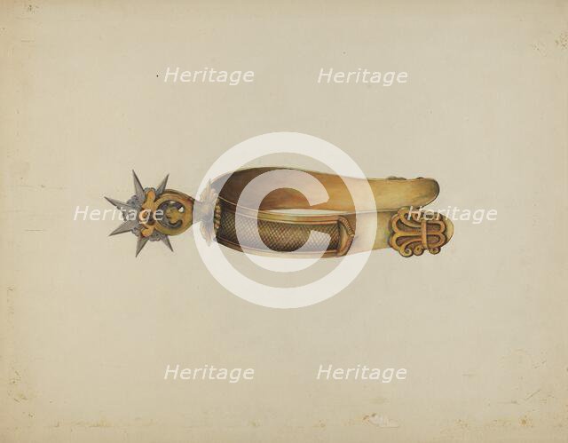 Spur, c. 1936. Creator: Gerald Transpota.