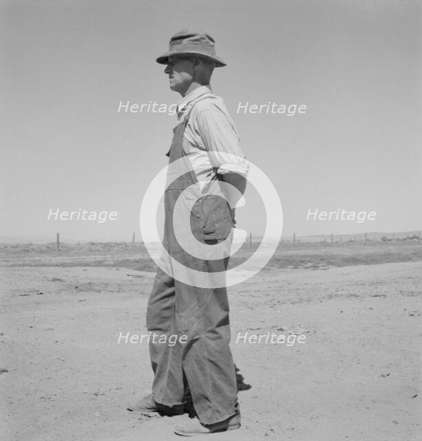 Possibly: Chris Ament, German-Russian dry land wheat farmer, who survived...Columbia Basin, 1939. Creator: Dorothea Lange.