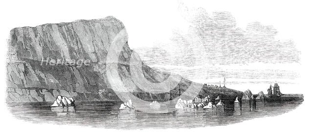 Cape Riley, at the Entrance of Wellington Channel, Barrow's Straits, and Remains of Encampment, 1850 Creator: Unknown.