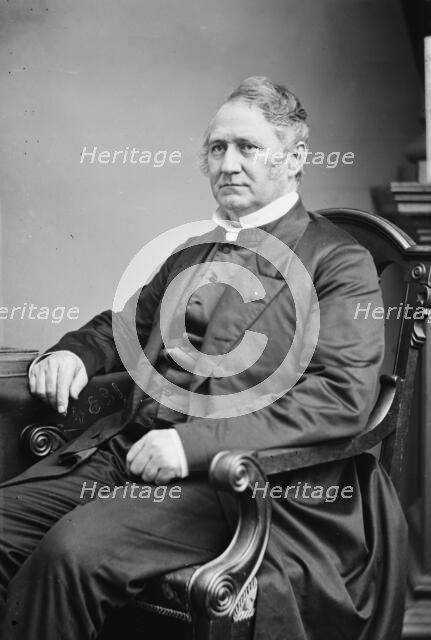 Reverend E. Burr, between 1855 and 1865. Creator: Unknown.