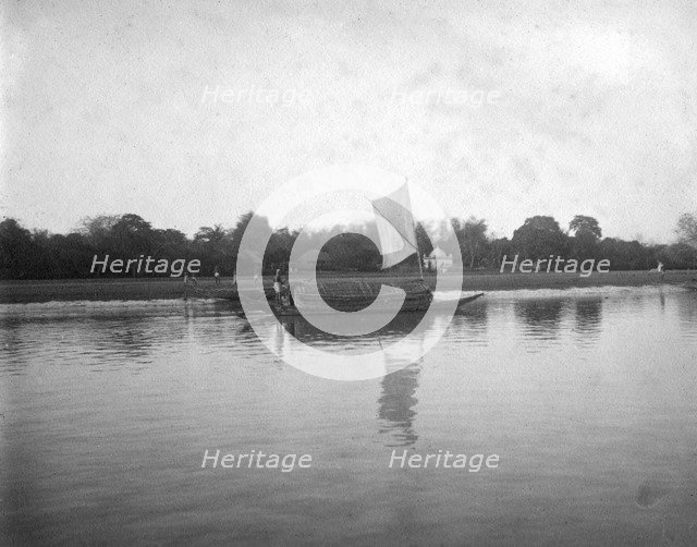 Hooghly River, Alipore, India, 1905-1906. Artist: FL Peters