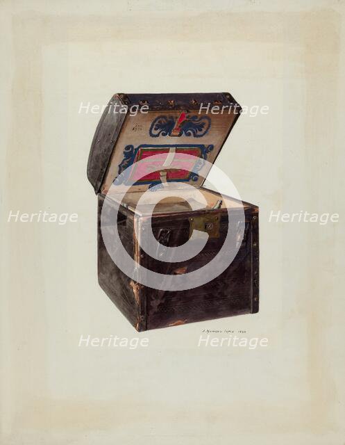 Stage Coach Trunk, 1939. Creator: J. Howard Iams.
