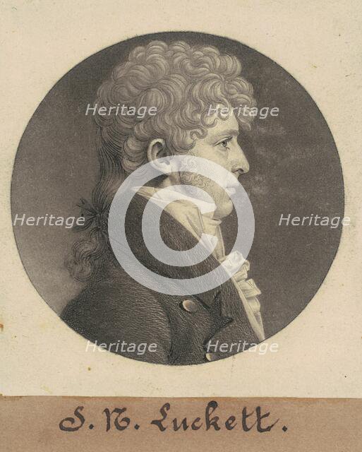 John Richards Triplett, 1808. Creator: Charles Balthazar Julien Févret de Saint-Mémin.