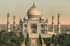 'The Taj Mahal at Agra', c1895, (1904). Artist: Unknown.