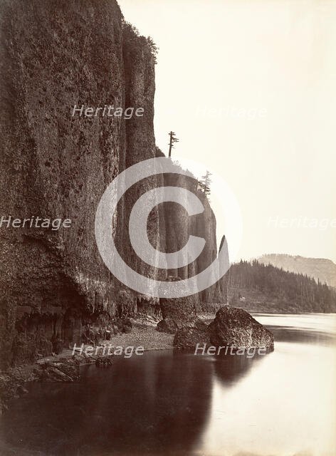 Cape Horn, Columbia River, Oregon, 1867. Creator: Carleton Emmons Watkins.