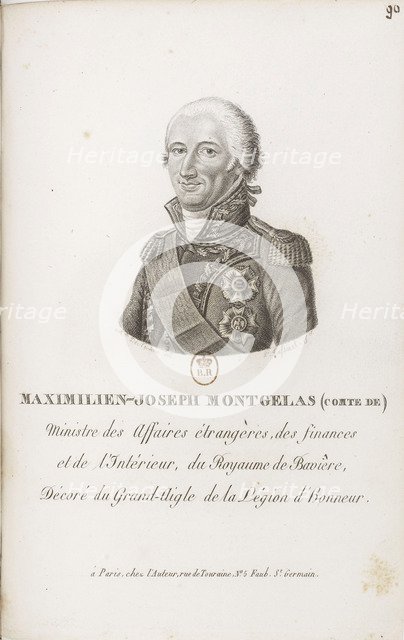 Portrait of Maximilian Joseph Count von Montgelas (1759-1838), 1810. Creator: Mayer, Constance (1775-1821).