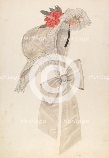 Bonnet, c. 1940. Creator: Nancy Crimi.