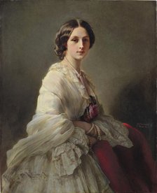 Portrait of Countess Elena Ivanovna Orlova-Denisova, née Tchertkova (1830-1891), 1853. Creator: Winterhalter, Franz Xavier (1805-1873).