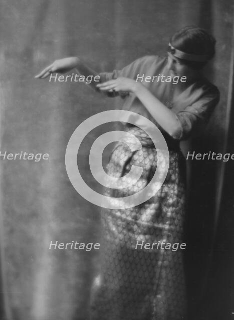 Breese, Frances, Miss, portrait photograph, 1914 Apr. 20. Creator: Arnold Genthe.