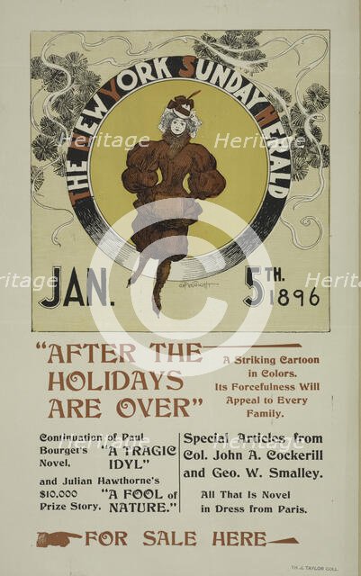 The New York Sunday herald. Jan. 1896., c1896. Creator: Charles Hubbard Wright.