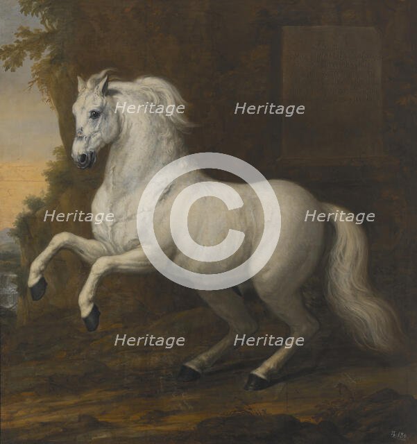 Karl XI's favourite horse In short, 1684. Creator: David Klocker Ehrenstrahl.
