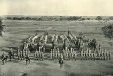 'An Elephant Battery, "Camp of Exercise", Rawal Pindi', c1890, (1901). Creator: Raja Deen Dayal & Sons.