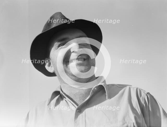 Purchasing farm under Bankhead-Jones Act, near Stockton, California, November 17, 1938. Creator: Dorothea Lange.