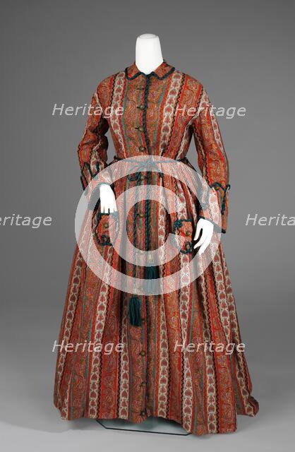 Dressing gown, American, ca. 1875. Creator: Unknown.