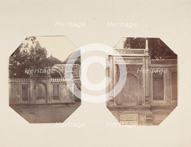 [Doorway to Tomb?], 1850s. Creator: Unknown.