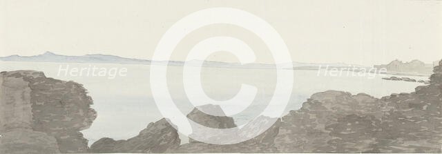 View of the ruins of Fort Sarazin near Taranto, 1778. Creator: Louis Ducros.