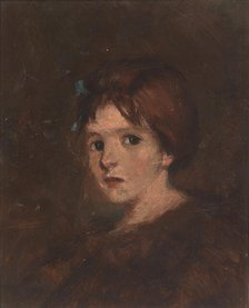 Child in Browns, ca. 1889. Creator: Alice Pike Barney.