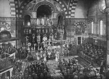 Easter Sunday service at the Greek Church, Bayswater, London, c1903 (1903). Artist: Unknown.