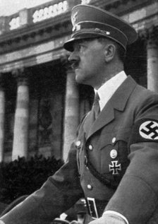 Adolf Hitler in Vienna, Austria, 15 March 1938. Artist: Unknown