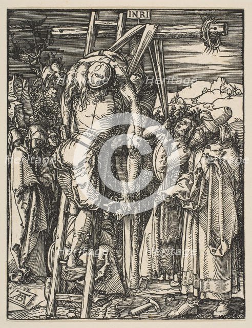 The Descent from the Cross, from The Small Passion, ca. 1509. Creator: Albrecht Durer.