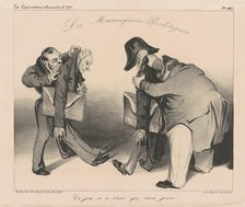 Les Mannequins Politiques, 19th century. Creator: Honore Daumier.