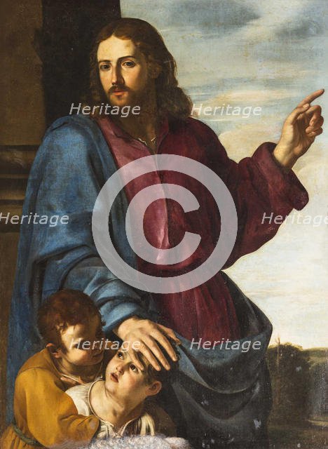Christ Blessing the Children (Let the little children come to me), c. 1629-1630. Creator: Gentileschi, Artemisia (1598-1653).