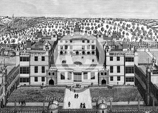 Audley End House, Saffron Walden, Essex, 1688, (1893). Artist: Unknown