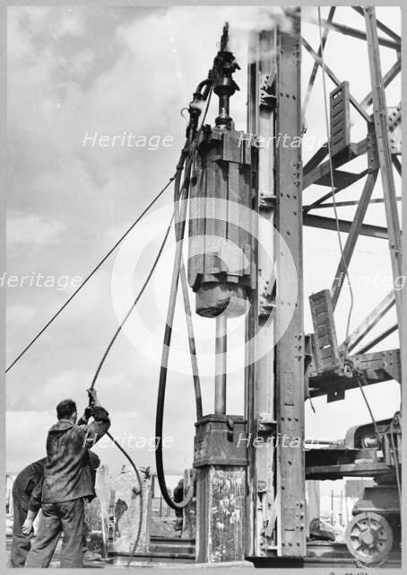 Coryton Oil Refinery, Thurrock, Essex, 30/08/1951. Creator: John Laing plc.