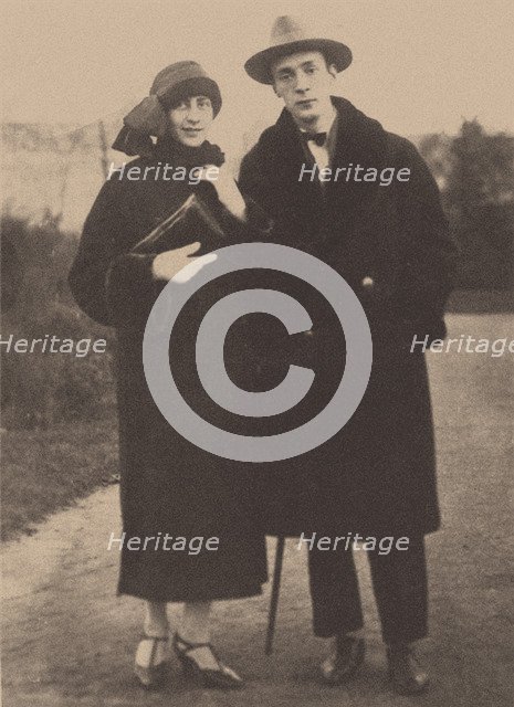 Nabokov and Vera Slonim, ca 1923.