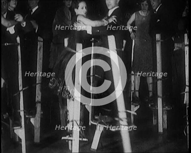 People Dancing on Stilts, 1929. Creator: British Pathe Ltd.