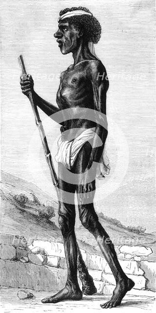 'The Djangâl, a Savage of the Sirgouja', c1891. Creator: James Grant.