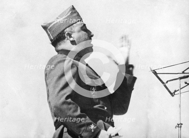 General Franco (1892-1975), Burgos, Spain, c1940s. Artist: Unknown