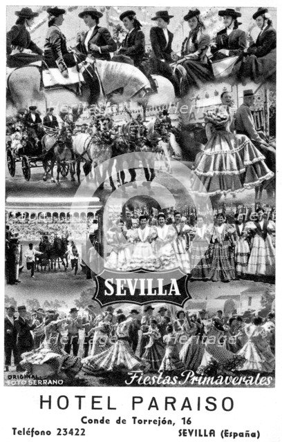 Hotel Paraiso, Seville, Spain, 20th century. Artist: Unknown