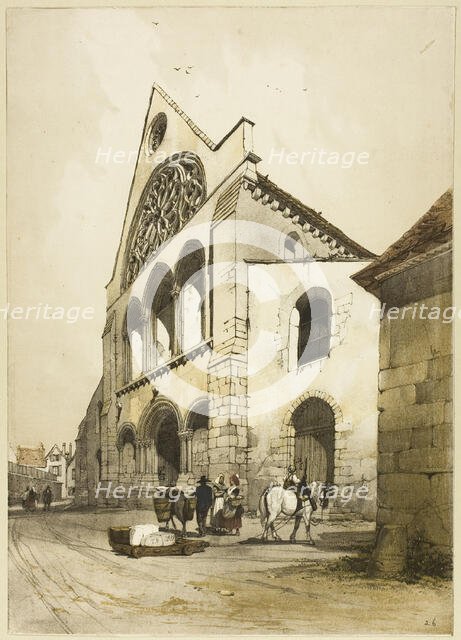 St. Andre, Chartres, 1839. Creator: Thomas Shotter Boys.