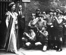 The Queen photographed by the Choir School of Westminster Abbey, London, 1972. Artist: Unknown