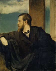 Self-Portrait, 1862. Creator: Böcklin, Arnold (1827-1901).
